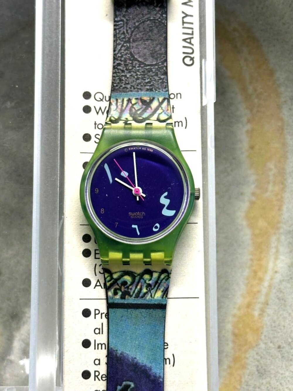Swatch Watch Casbah Rock LN105 Vintage 1989